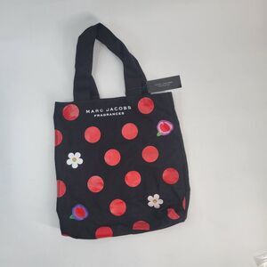 Marc Jacobs Tote Bag  Black Summer Flower Design